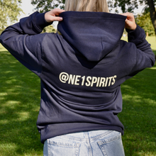 Load image into Gallery viewer, Navy NE1 Hoodie
