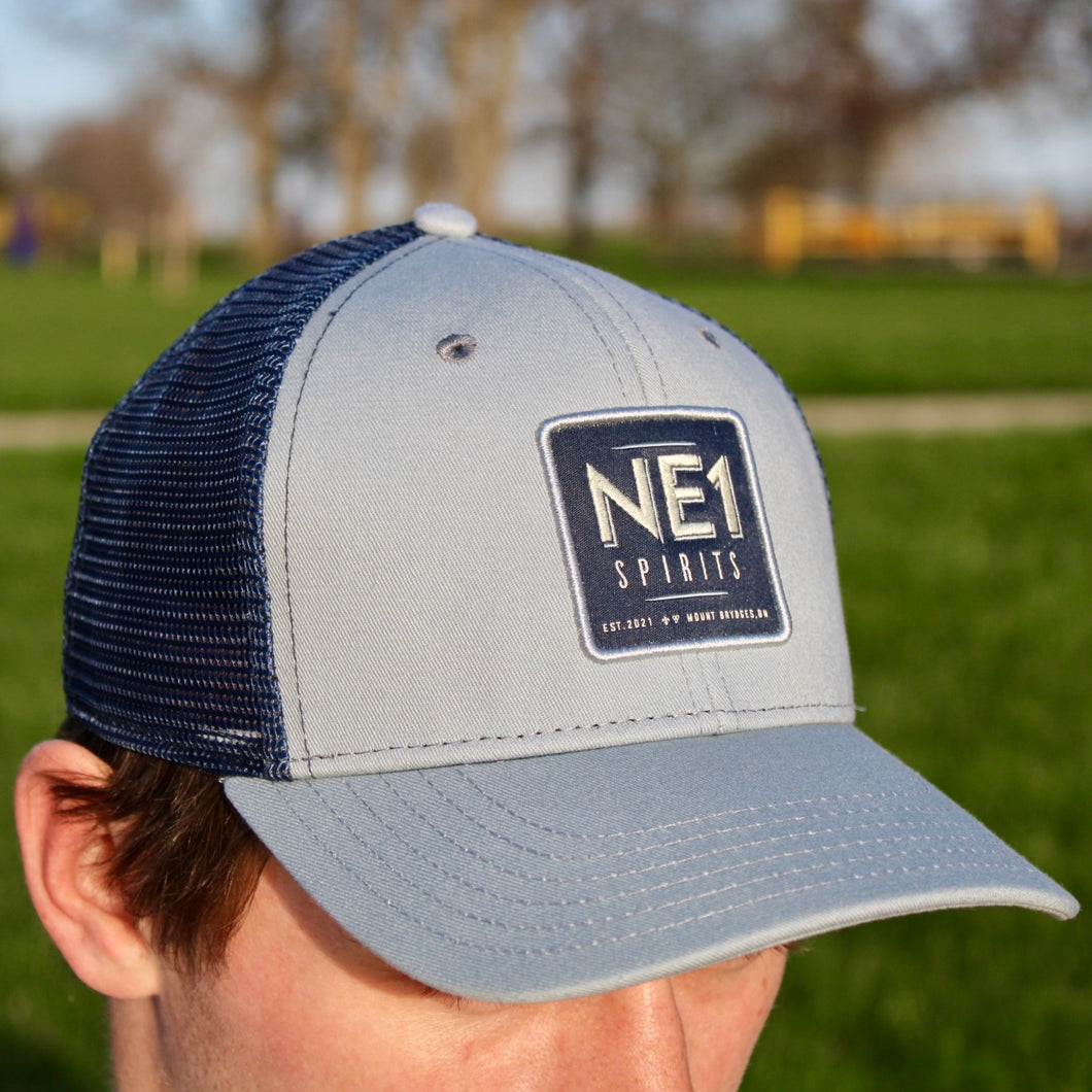 NE1 Hat -Grey & Navy