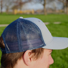 Load image into Gallery viewer, NE1 Hat -Grey &amp; Navy
