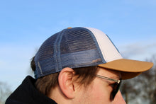 Load image into Gallery viewer, NE1 Hat -Navy, White &amp; Orange
