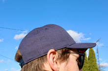 Load image into Gallery viewer, NE1 Hat -Navy &amp; Floral Under-brim
